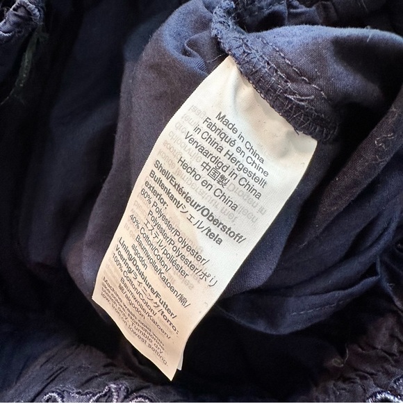 J.Crew Tie Waist Eyelet Pants Elastic Pull On Lined Trouser Pants Womens - Picture 8 of 10